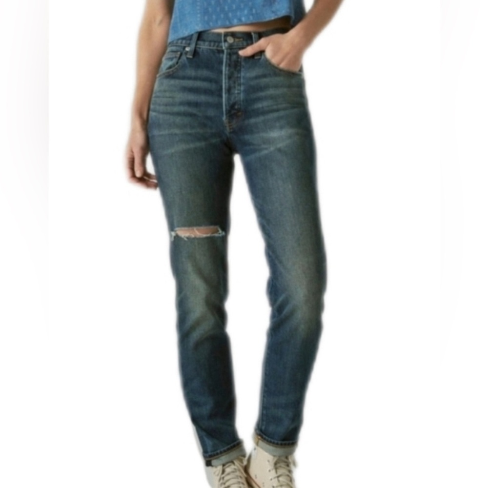 Lucky Brand The Drew High‎ Rise Mom Jeans